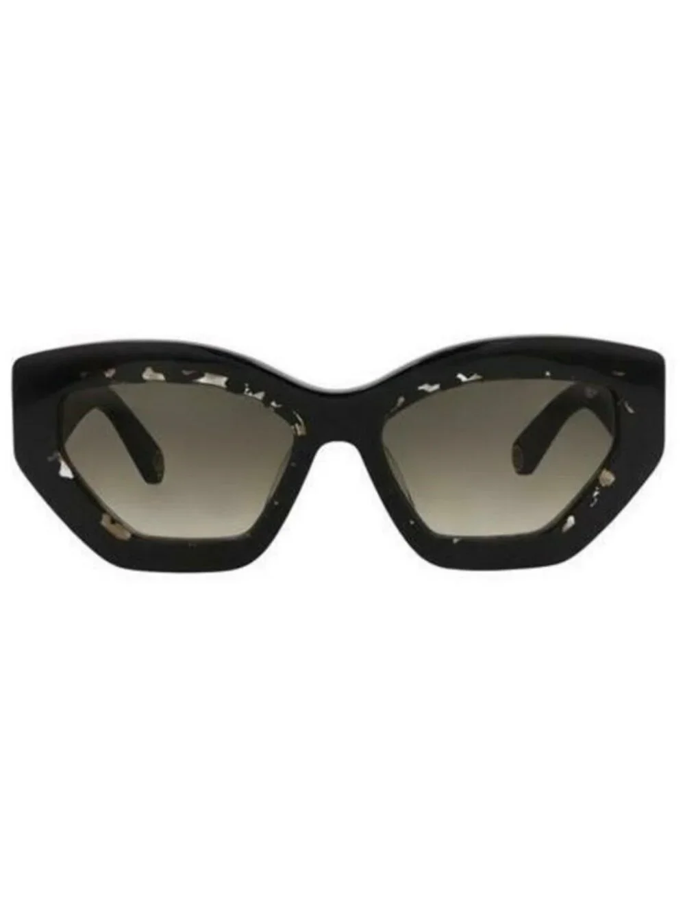 New Philipp Plein Womens Cat Eye Black Black Green Fashion Designer Sunglasses